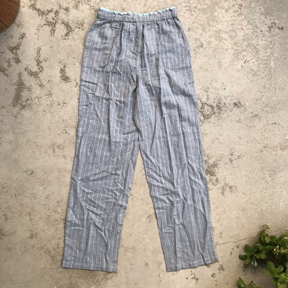 Flannel Striped Lounge Pants - Picture 4 of 4
